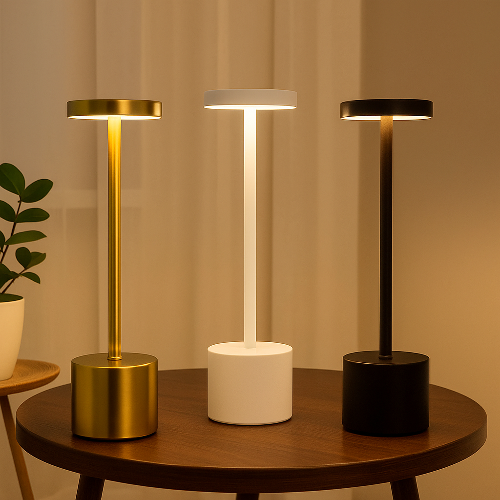 Lampe de Chevet Touch Luxe – Éclat & Sensibilité