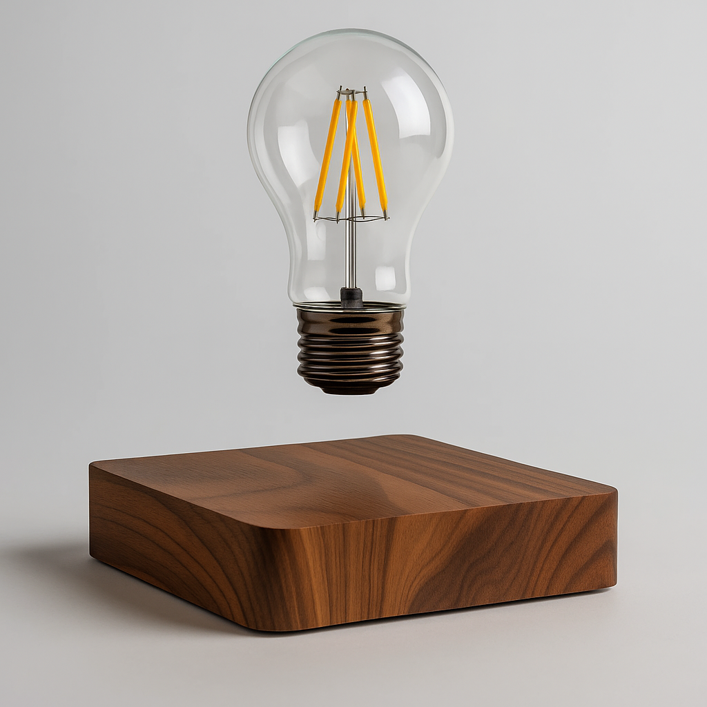 Éclat Flottant – Veilleuse LED en Lévitation