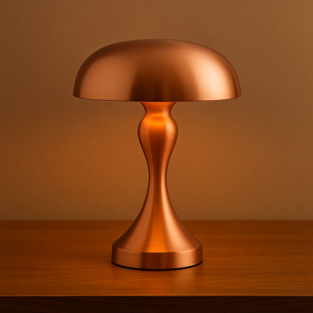 Champignon Éclat – Lampe LED Vintage & Raffinée